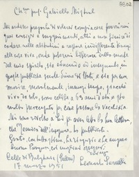 [Carta] 1951 mar. 17, Palermo, [Italia] [a] Gabriela Mistral