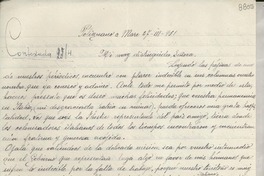 [Carta] 1951 mar. 27, Bari, [Italia] [a] Gabriela Mistral