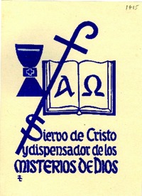 [Tarjeta] 1945 nov. 16, San Carlos, [Chile] [a] Gabriela Mistral