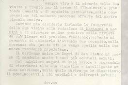 [Carta] 1951 jul. 6, Roma, [Italia] [a] Gabriela Mistral, Rapallo, Genova, [Italia]