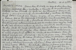 [Carta] 1951 abr. 11, Santhia, Vercelli, [Italia] [a] Gabriela Mistral