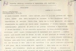 [Carta] 1951 apr. 25, Venezia, [Italia] [a] Gabriela Mistral