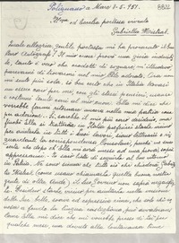[Carta] 1951 magg. 8, Palermo, [Italia] [a] Gabriela Mistral