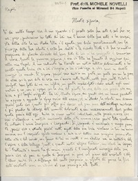 [Carta] [1951], Napoli, [Italia] [a] [Gabriela Mistral]