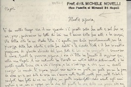 [Carta] [1951], Napoli, [Italia] [a] [Gabriela Mistral]