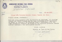 [Carta] 1951 nov. 20, Trento, [Italia] [a] Gabriela Mistral