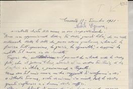 [Carta] 1951 dic. 10, Coserta, [Italia] [a] Gabriela Mistral