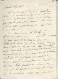 [Carta] 1951 dic., Novara, [Italia] [a] Gabriela Mistral