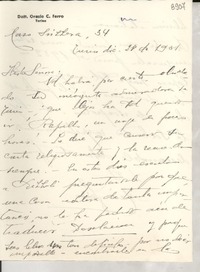 [Carta] 1951 dic. 28, Turín, [Italia] [a] Gabriela Mistral