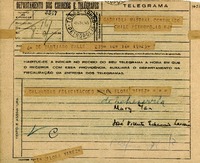 [Telegrama] 1945 nov. 17, Santiago [a] Gabriela Mistral, Petrópolis