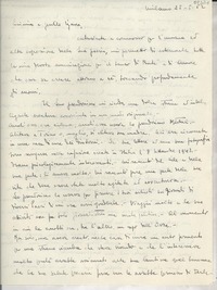 [Carta] 1952 mayo 25, Milano, [Italia] [a] [Gabriela Mistral]