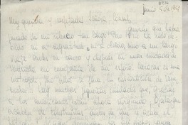 [Carta] 1952 jun. 5, [Italia?] [a] [Gabriela Mistral]