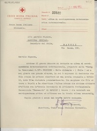 [Carta] 1952 giugno 21, Roma, [Italia] [a] Gabriela Mistral, Napoli, [Italia]
