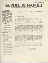 [Carta] 1952 giugno, Napoli, [Italia] [a] [Gabriela Mistral]