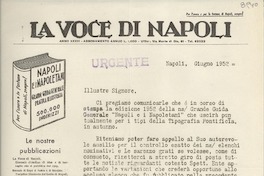 [Carta] 1952 giugno, Napoli, [Italia] [a] [Gabriela Mistral]