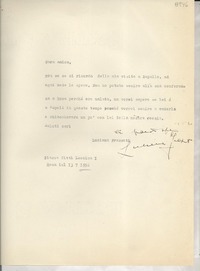 [Carta] 1952 jul. 7, Roma, [Italia] [a] [Gabriela Mistral]