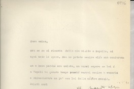 [Carta] 1952 jul. 7, Roma, [Italia] [a] [Gabriela Mistral]