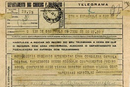 [Telegrama] 1945 nov. 17,Sao Paulo, Brasil [a] Gabriela Mistral, Petrópolis, Brasil