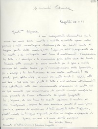 [Carta] 1952 nov. 22, [Italia] [a] Gabriela Mistral