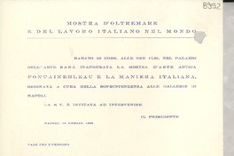 [Carta] 1952 luglio 19, Napoli, [Italia] [a] Gabriela Mistral