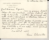 [Tarjeta] 1952 sett. 26, [Milano], [Italia] [a] [Gabriela Mistral]