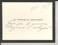 [Tarjeta] [1952?] [ott.?], [Italia] [a] [Gabriela Mistral]