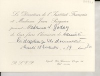 [Tarjeta] [1952?], Napoli, [Italia] [a] L. Godoy