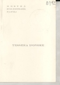 [Carta] 1952 giugno, Napoli, [Italia] [a] Lucila Godoy