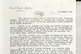 [Carta] 1952 genn. 15, Roma, [Italia] [a] [Gabriela Mistral]