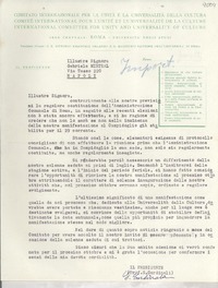 [Carta] 1952 giugno, Roma, [Italia] [a] Gabriela Mistral, Napoli, [Italia]