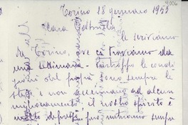 [Carta] 1953 ene. 18, Turín, [Italia] [a] [Gabriela Mistral]