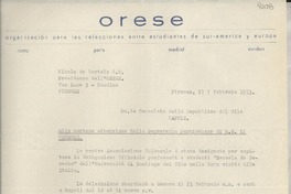 [Carta] 1953 febbr. 7, Firenze, [Italia] [a] [Gabriela Mistral], Napoli, [Italia]