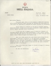 [Carta] 1953 febbr. 26, Genova, [Italia] [a] [Gabriela Mistral]