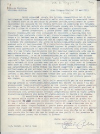 [Carta] 1953 nov. 18, Riva Trigoso, Génova, [Italia] [a] Gabriela Mistral