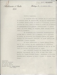 [Carta] 1954 apr. 13, Santiago, [Chile] [a] Gabriela Mistral, Roslyn Harbor, Long Island, New York, [EE.UU.]