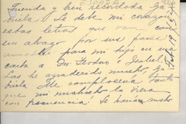 [Tarjeta] 1934 feb. 19, [España] [a] Gabriela [Mistral]