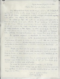 [Carta] 1950 sept. 30, Murcia, [España] [a] Gabriela Mistral, México