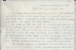 [Carta] 1950 sept. 30, Murcia, [España] [a] Gabriela Mistral, México