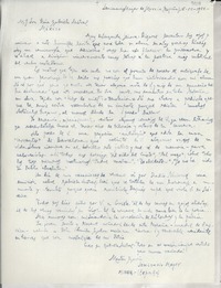 [Carta] 1950 dic. 15, Murcia, [España] [a] Gabriela Mistral, México