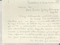 [Carta] 1951 nov. 24, Carballino, Orense, [España] [a] Lucila Godoy Alcayaga, Rapallo, [Italia]