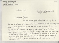 [Carta] 1952 feb. 4, Jerez de la Frontera, España [a] Gabriela Mistral, Nápoles, Italia