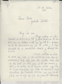 [Carta] 1948 oct. 27, Barcelona, [España] [a] Gabriela Mistral