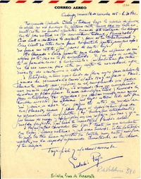[Carta] 1945 nov. 16, Santiago [a] Gabriela Mistral