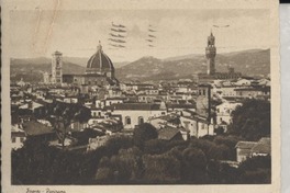 [Tarjeta postal] 1946 oct. 10, Florencia, [Italia] [a] Gabriela Mistral, Los Angeles, California, [EE.UU.]