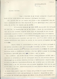 [Carta] 1951 nov. 25, Abrantes, [Portugal] [a] [Gabriela Mistral]