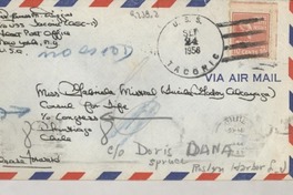 [Carta] 1956 Sept. 21, New York, [EE.UU.] [a] Gabriela Mistral, Santiago, Chile