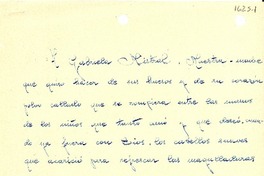 [Carta] 1945 nov. 22, Zaragosa, [España] [a] Gabriela Mistral, Rio de Janeiro, [Brasil]