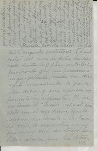 [Carta] 1946 ago. 31, México [a] Gabriela Mistral