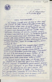 [Carta] 1940 juil. 31, a bordo del SS Argentina [a] Gabriela Mistral