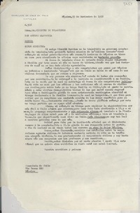 [Carta] 1952 nov. 25, Nápoles, [Italia] [a] Arturo Olavarría